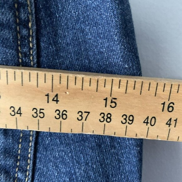 Universal Thread Womens Blue Dark Wash Denim High-Rise Straight Jeans 0/25R - Picture 6 of 9